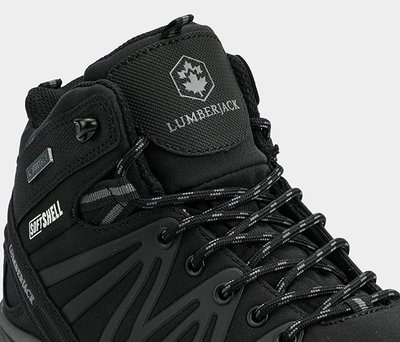 Lumberjack Shell Siyah Erkek Outdoor Bot
