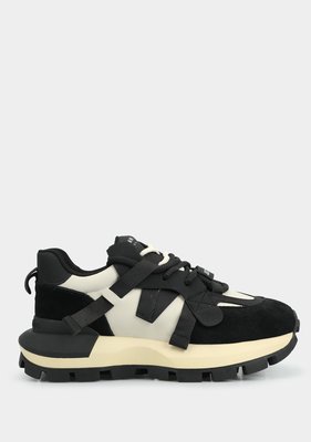 LUFIAN YOKO Siyah Deri Kadın Sneaker