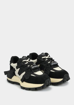LUFIAN YOKO Siyah Deri Kadın Sneaker