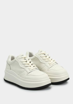 LUFIAN LAURA Beyaz Deri Kadın Sneaker