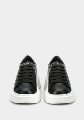 LUFIAN Grace Siyah Deri Kadın Sneaker